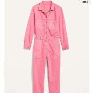 Hot Pink Jumpsuit